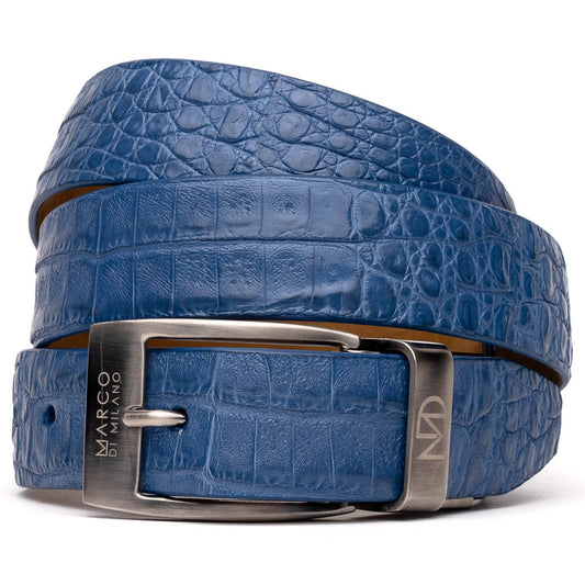 Crocodile Belt Blue